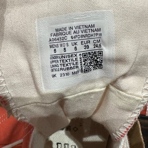 ⭐Converse Chuck 70 Plus Hi Top Platform Sz 6 Men's Shoes Orange Sneakers A06432C - Picture 10 of 10